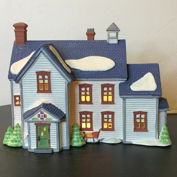 Dept 56 Pennsylvania Dutch Farmhouse New England Village Building - 1993 - Picture 5 of 12